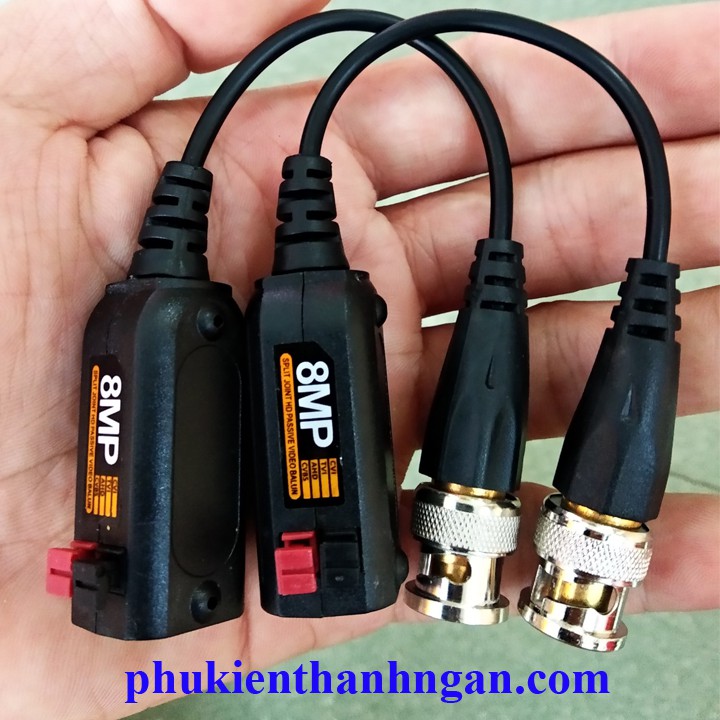 Balun gài 8.0MP cao cấp chất lượng cao BDV-05  - video balun 8.0mp - balun camera 8.0mp