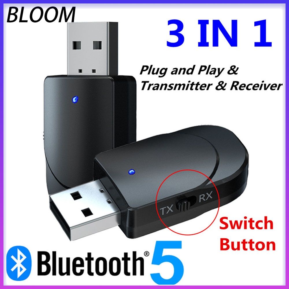 Thiết bị thu phát tín hiệu âm thanh KN330 Bluetooth 5.0 hai trong một cho TV máy tính