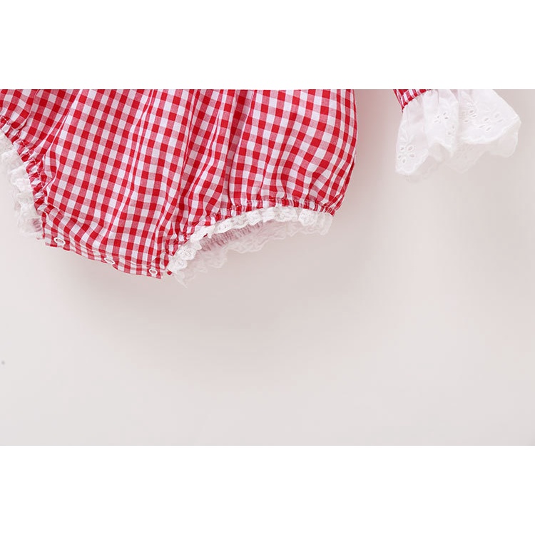 Set Áo Liền Quần &amp; Băng Đô Quấn Đầu Cho Bé Gái Sơ Sinh