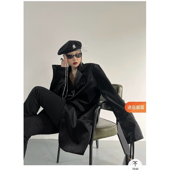 Ao khoác blazer Fo Bóng nam nữ form Unisex