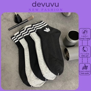 Tất nam nữ DAS vớ cổ ngắn cổ trung dệt kim cao cấp T2