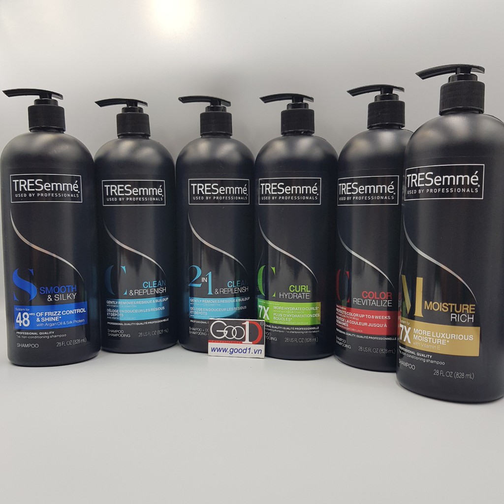 Dầu gội - dầu xả Tresemme Mỹ 828ml