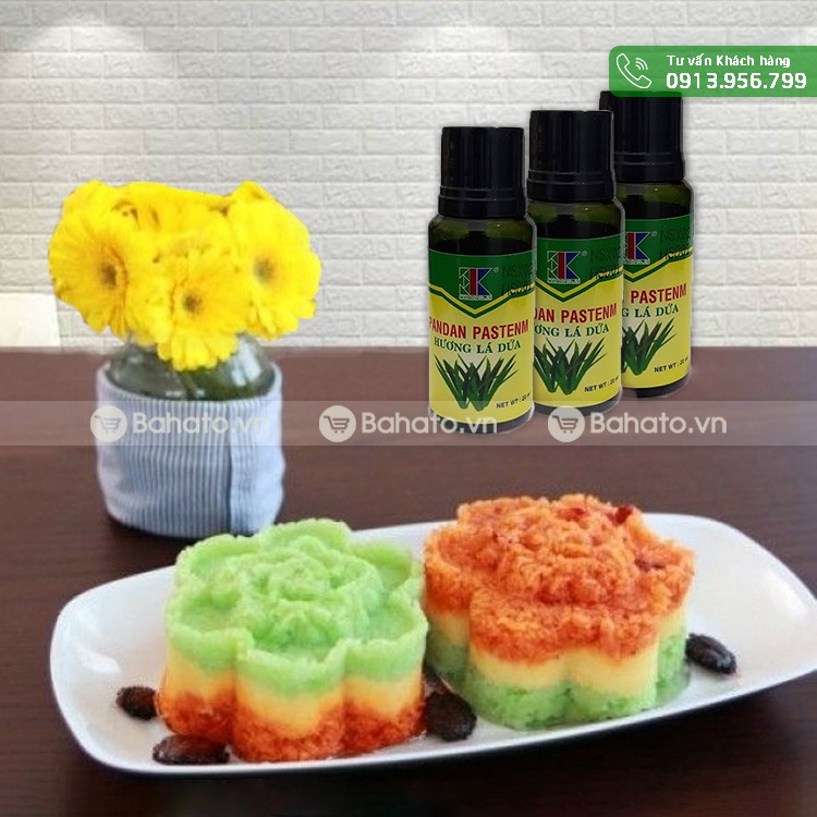 Hương lá dứa có màu xanh 20ml