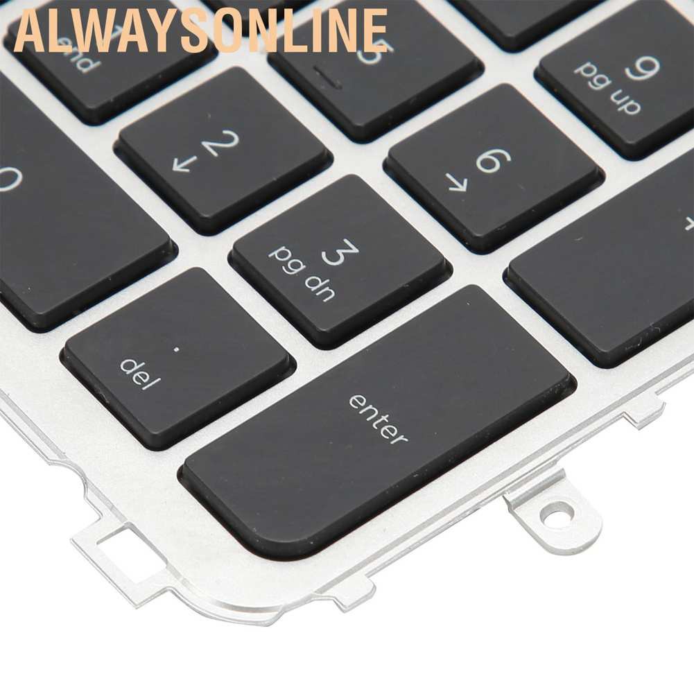 Bàn Phím Alwaysonline Với Khung Bạc Cho Laptop Usb Touchmart 15 J 17 J