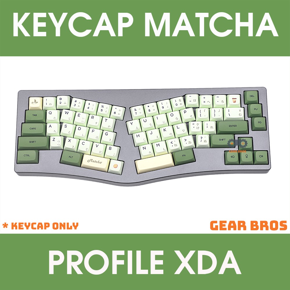 Keycap cho bàn phím XDA Matcha 124 Phím Thick PBT | Gearbros