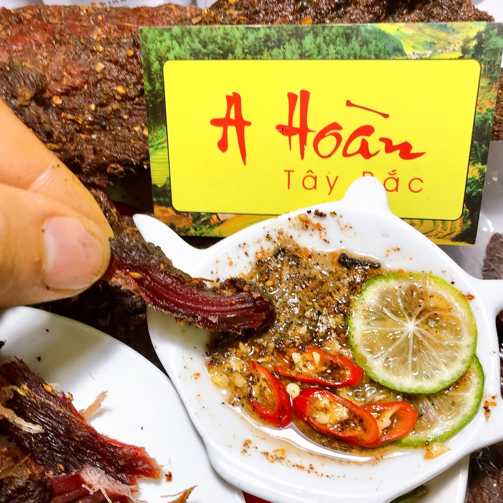 Thịt gác bếp A Hoàn Tây bắc