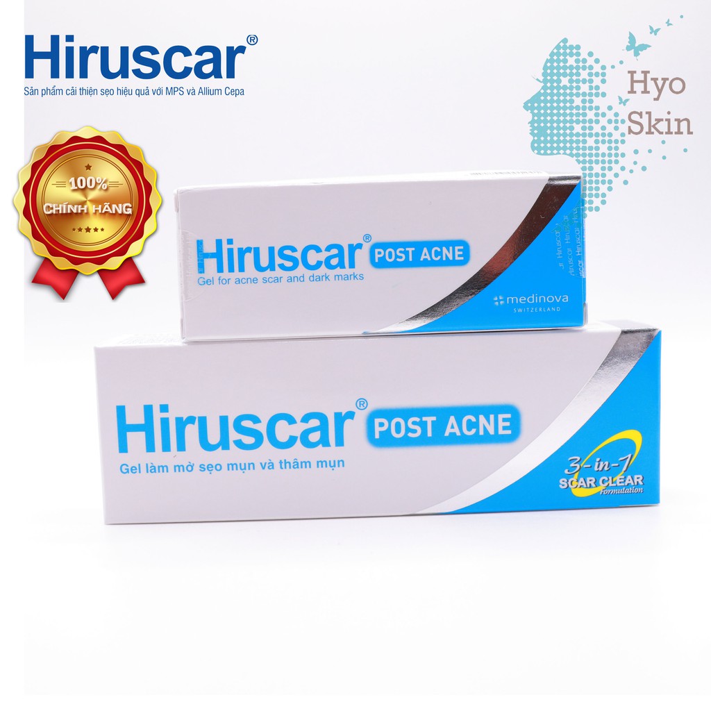 Gel Chăm Sóc Sẹo Mụn Và Mụn Thâm HIRUSCAR POST ACNE