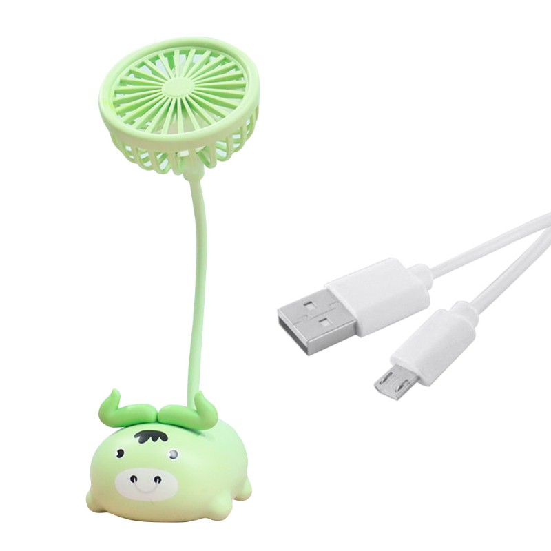 GOO Super Mini Desk Fan Battery Rechargeable Portable Ultra-quiet USB Desktop Mini Electric Fan For Dorm Home Office