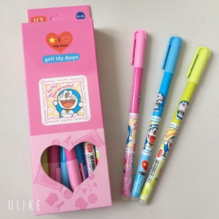 Bút gel tím xoá được