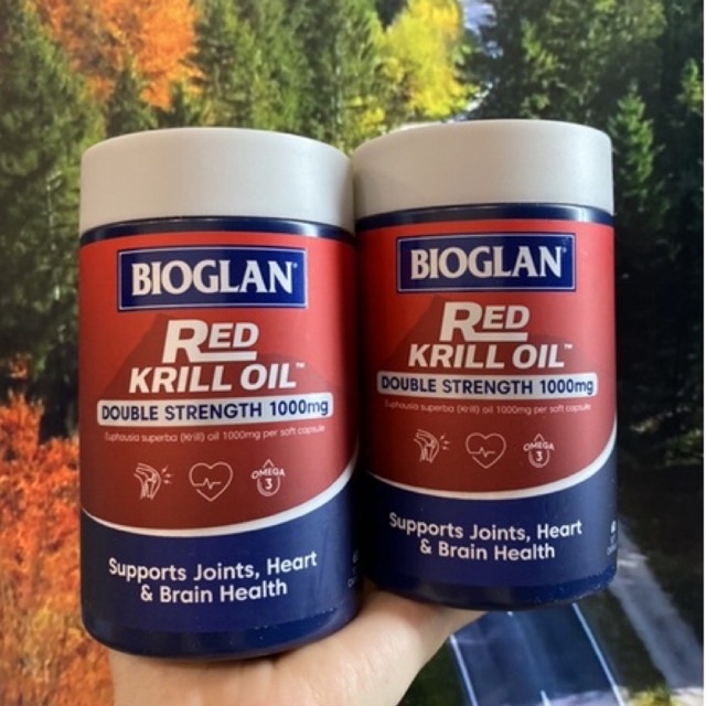 Dầu nhuyễn thể Bioglan Red Krill oil 1000mg