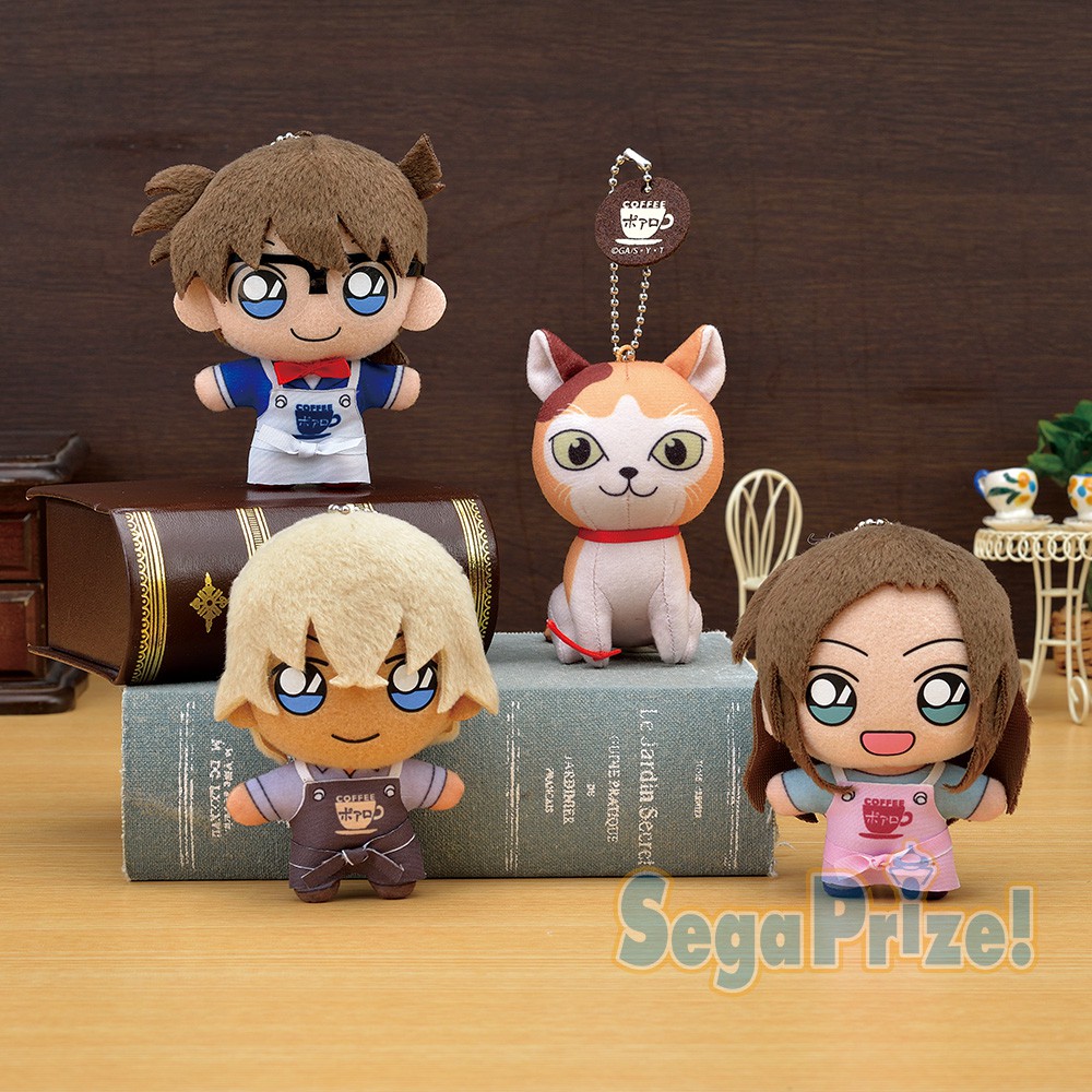 Móc gấu bông Conan, Amuro, Azusa, Mèo Đại Úy