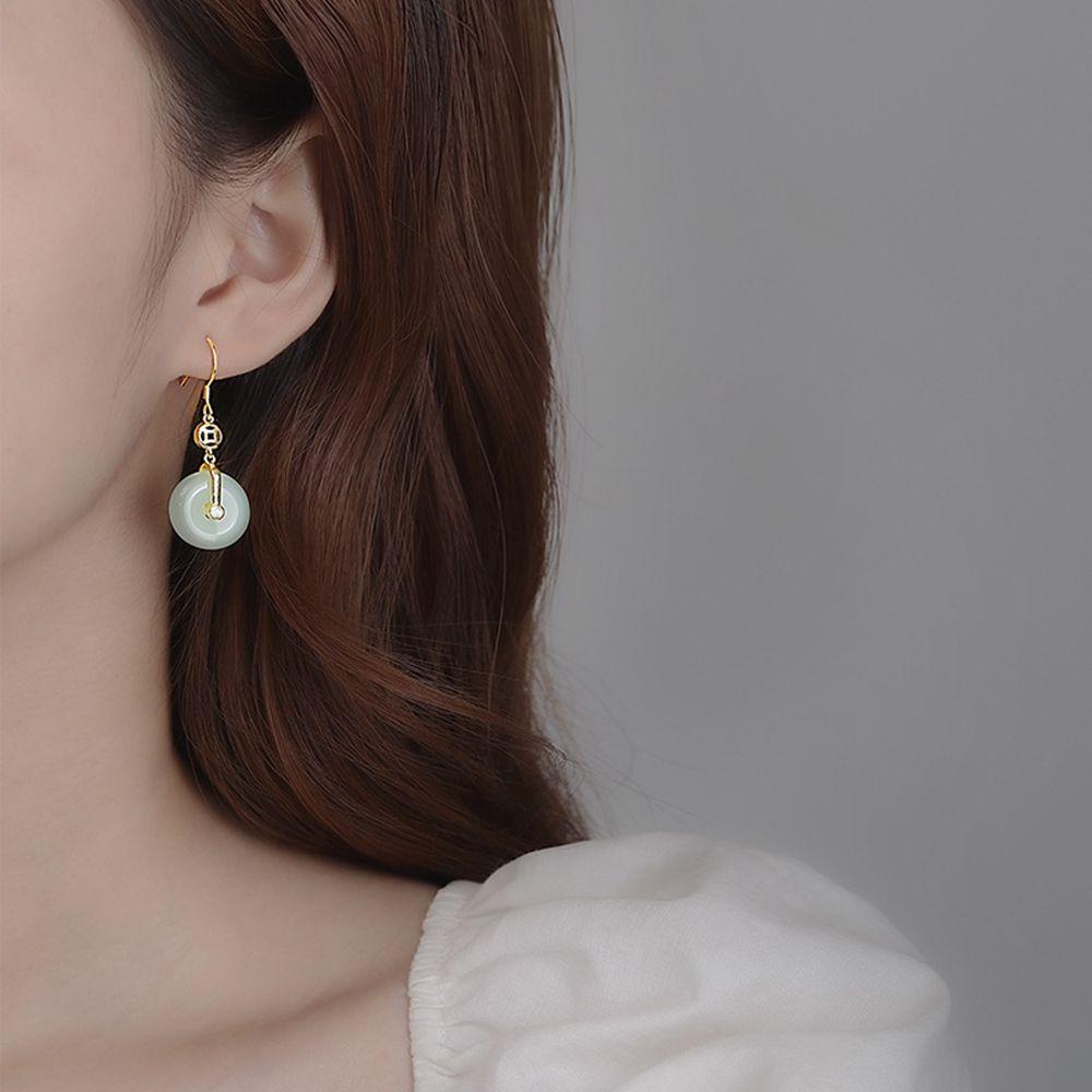 Bông Tai Dáng Dài Phong Cách Trung Hoa Cổ Điển Thời Trang Cho Nữ