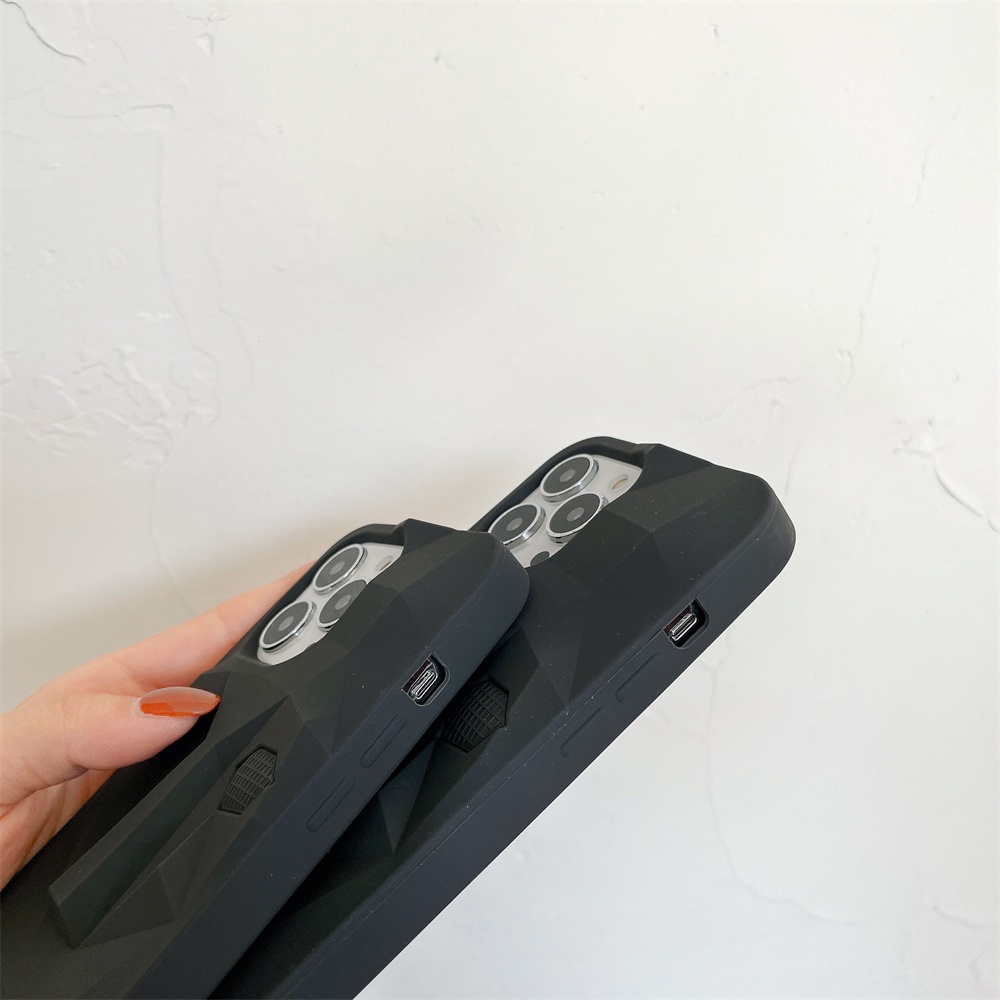 Ốp Điện Thoại TPU Silicon Mềm Hình Mặt Nạ 3D Cho iPhone 11 12 13 14 Pro Max 12Pro 13Pro 14Pro 14Plus X XR XS Max 6 6s 7 8 Plus