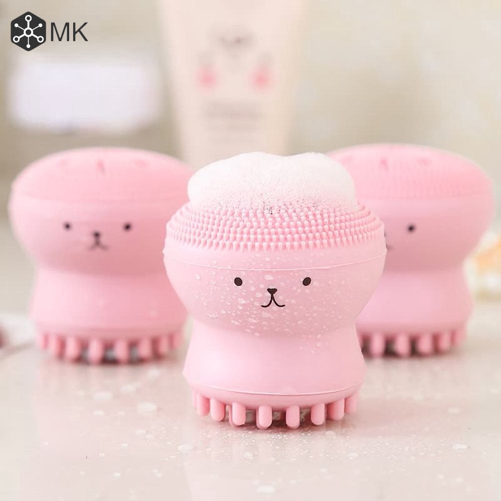 [Hàng mới về] Cọ lau chùi da mặt bằng silicone cỡ nhỏ