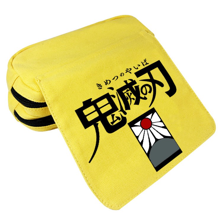 Demon Slayer: Kimetsu no Yaiba Cartoon Pencil Box hộp bút chì Văn phòng sinh viên