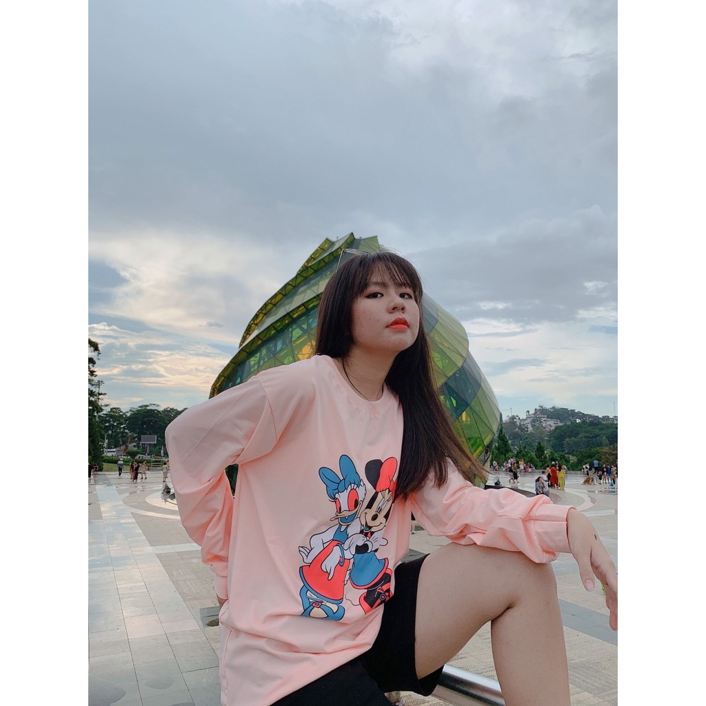 ÁO THUN TAY DÀI IN 3D HOẠT HÌNH SIÊU XINH