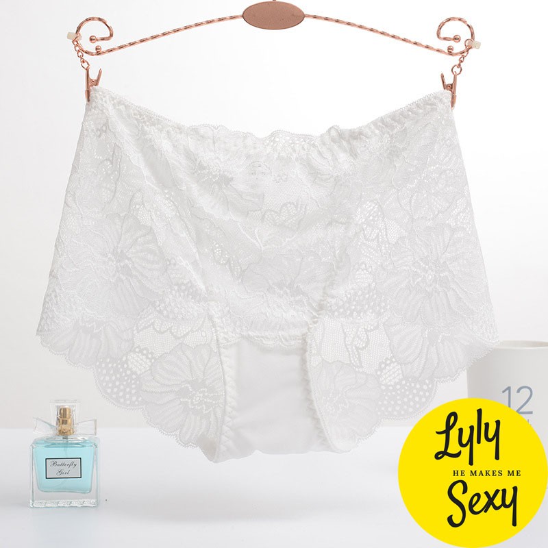 Quần lót nữ ren kháng khuẩn sexy cực thoáng mát có đủ màu thích hợp dành cho mông từ 85-105 | BigBuy360 - bigbuy360.vn