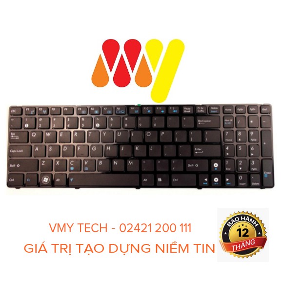 [Mã ELFLASH5 giảm 20K đơn 50K] Bàn Phím Laptop Asus K50 K60 K50AB K50 N50 G70 P50IJ X5DIJ X5DC K70 X66IC K61 CAO CẤP