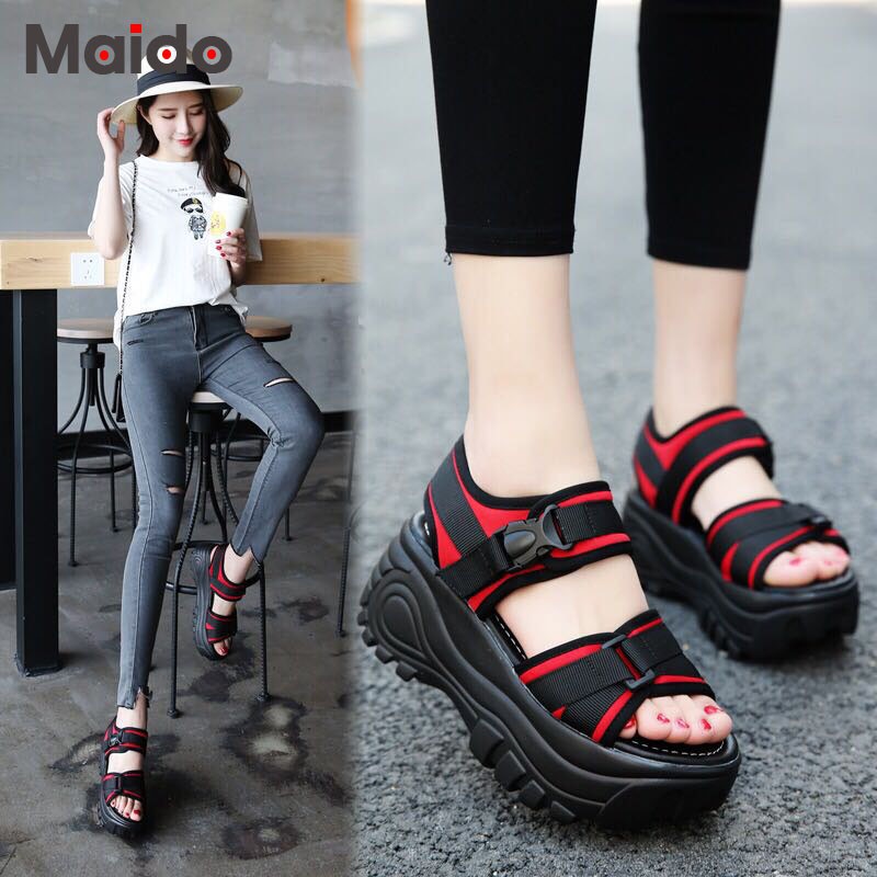 Giày Sandal Cao Gót Hở Mũi Size Lớn 40 5cm Thời Trang Mùa Hè