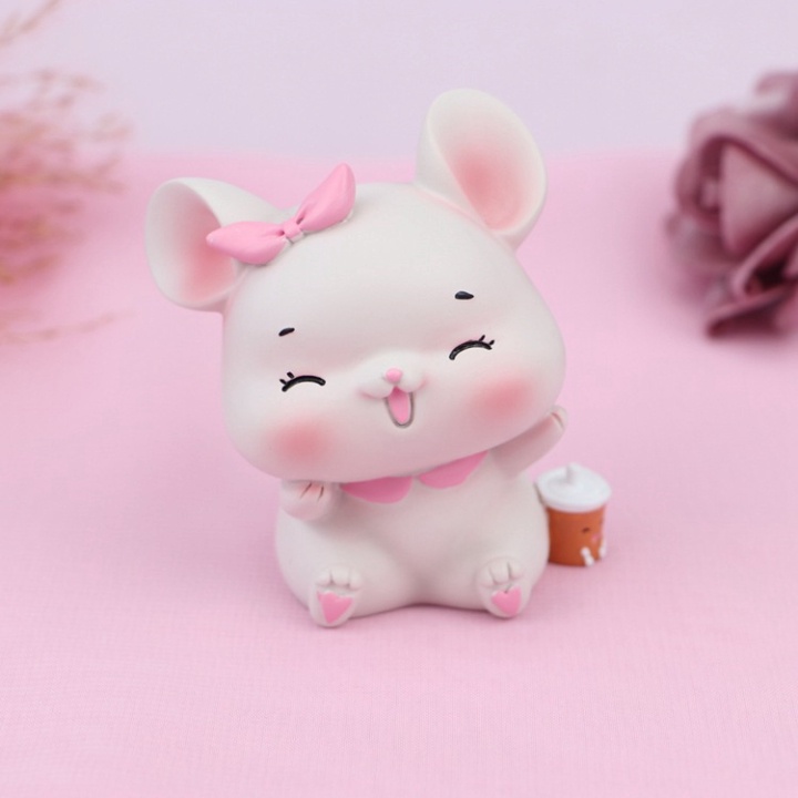 Phụ kiện bánh sinh nhật  Chuột cute dễ thương trang trí bánh sinh nhật