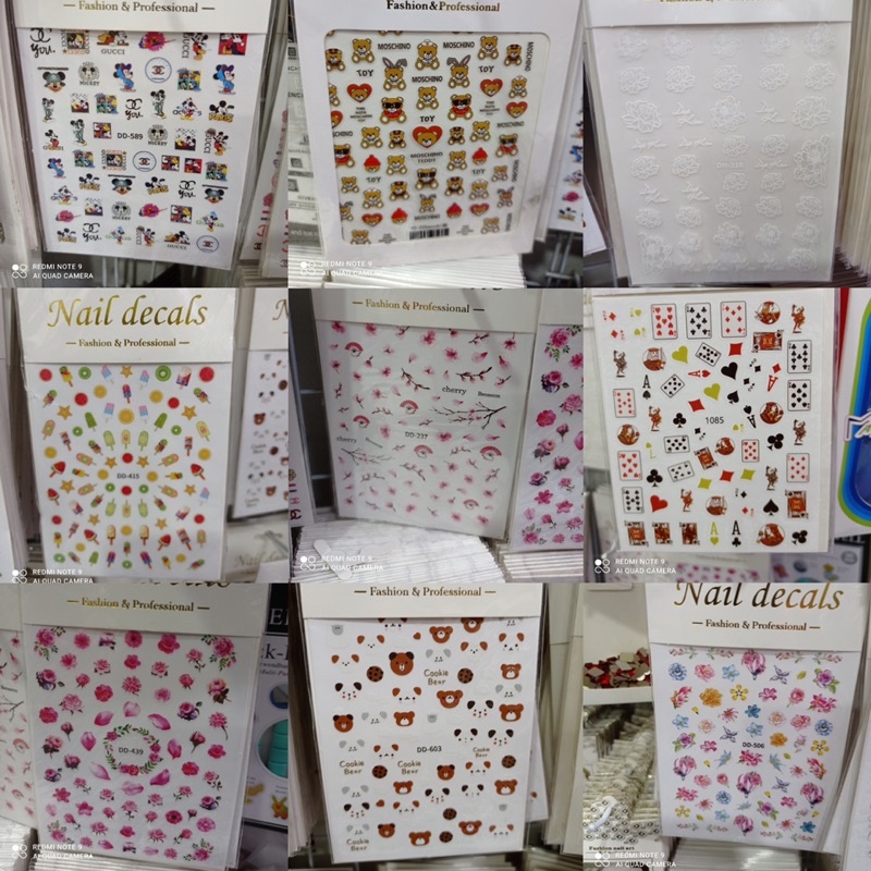 Sticker trang trí móng mua 10 tặng 1 - LanChiNail