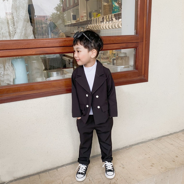 Set vest bé trai phong cách Hàn Quốc MINTSCLOSET Mint's Closet tex nhung 4 khuy 1 2 3 4 5 6 tuổi - TD4053 - TD4150