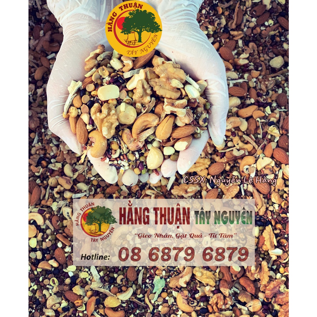 Bột Ngũ Cốc Dinh Dưỡng Lợi Sữa 20 Thành Phần Hạt Hằng Thuận Tây Nguyên