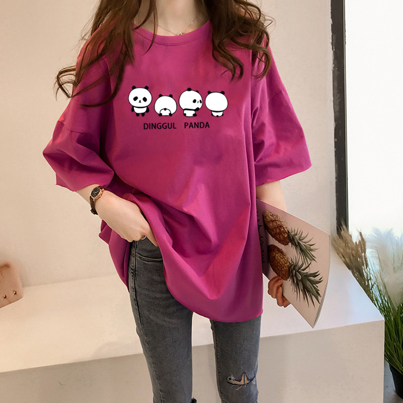 NRVP Áo Thun Ngắn Tay Dáng Rộng Thời Trang Cho Nữ