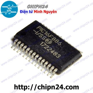 [1 CON] (SOP) IC Dán PIC16F886-I/SS SSOP-28 (SMD) (PIC 16F886-I/SS PIC16F886)