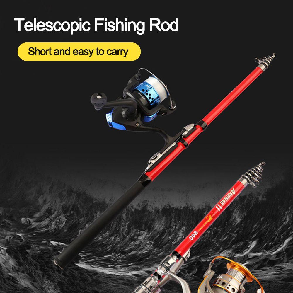 MUVAKO Cần câu cá  siêu nhẹ có thể điều chỉnh tiện dụng