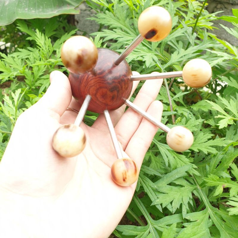 nhện đa năng sừng lớn ( bi to gỗ cẩm,6 bi nhỏ sừng)