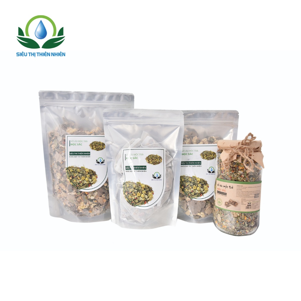 Vô Ưu Mộc Trà SIÊU THỊ THIÊN NHIÊN, Hỗ Trợ Chứng Mất Ngủ, Giúp Ngủ Ngon, An Thần, Điều Hòa Huyết Áp Và Tim Mạch Lọ 100G | BigBuy360 - bigbuy360.vn