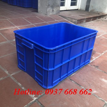 Thùng nhựa đặc Hs019 - Kt: 610x420x310 mm