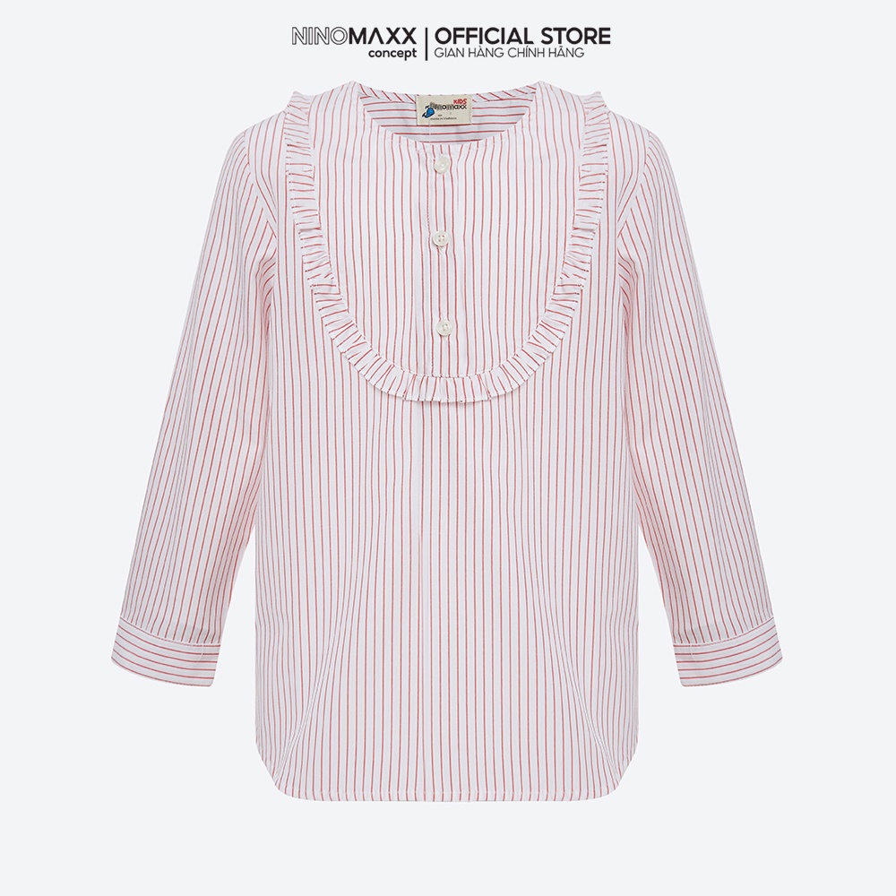 NINOMAXX KIDS Áo sơ mi Bé gái tay dài cotton 1907013