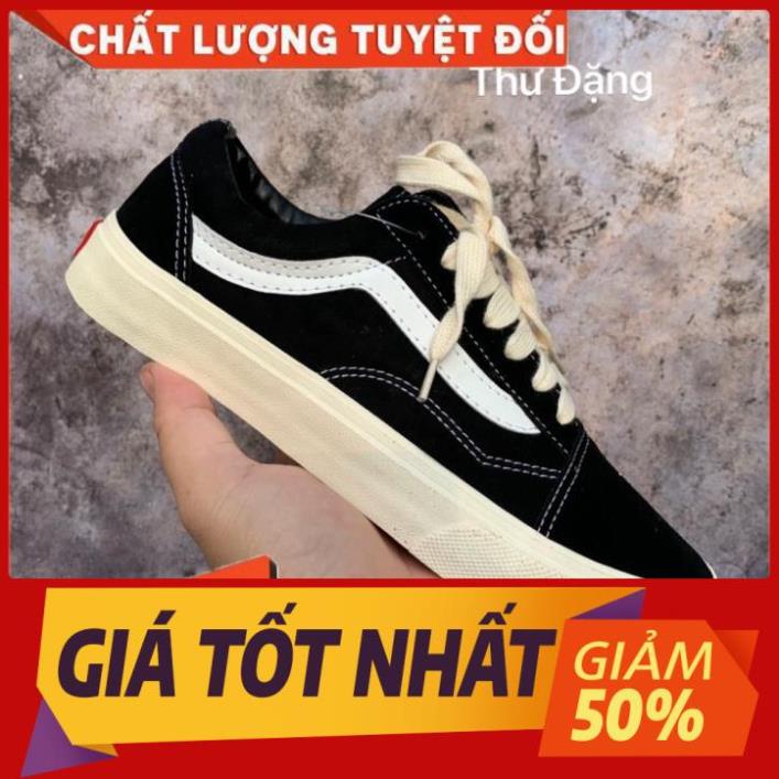 11.11 GIÀY 𝐕𝐀𝐍𝐒 VAULT OLD SKOOL MÀU ĐEN ⚡Full box bill⚡ Giày thể thao nam nữ 2021 VANS ĐEN - HÀNG MỚI VỀ