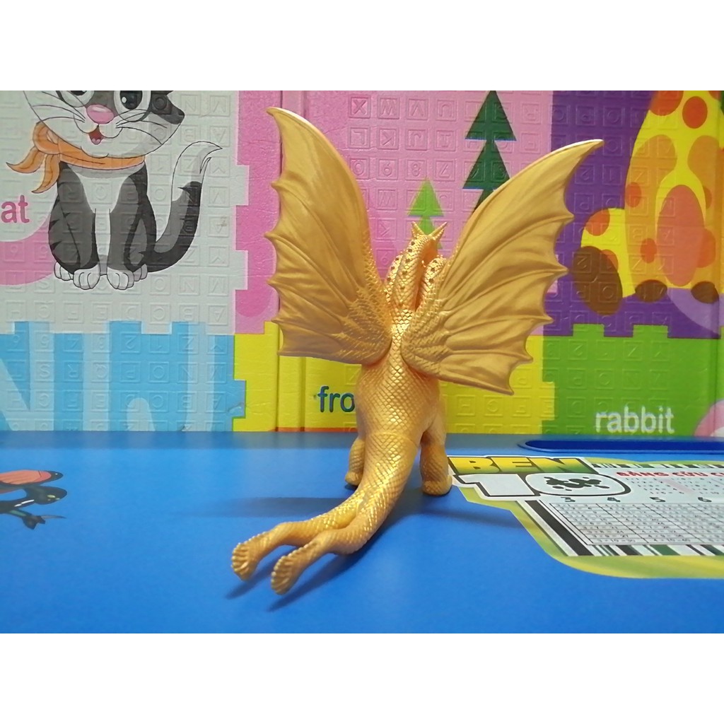 Mô hình quái vật King Ghidorah, đồ chơi bé trai Vinyl Figure