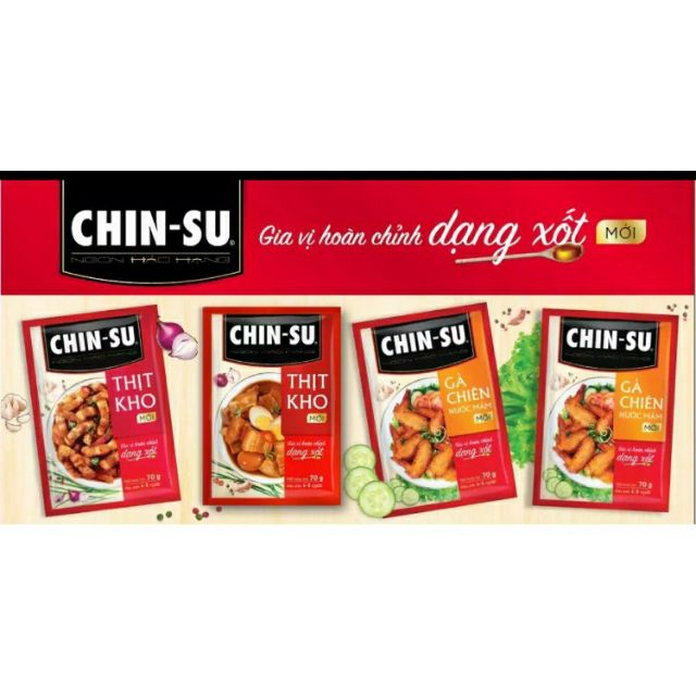 nước sốt gà chiên nước mắm chin su gói 70g