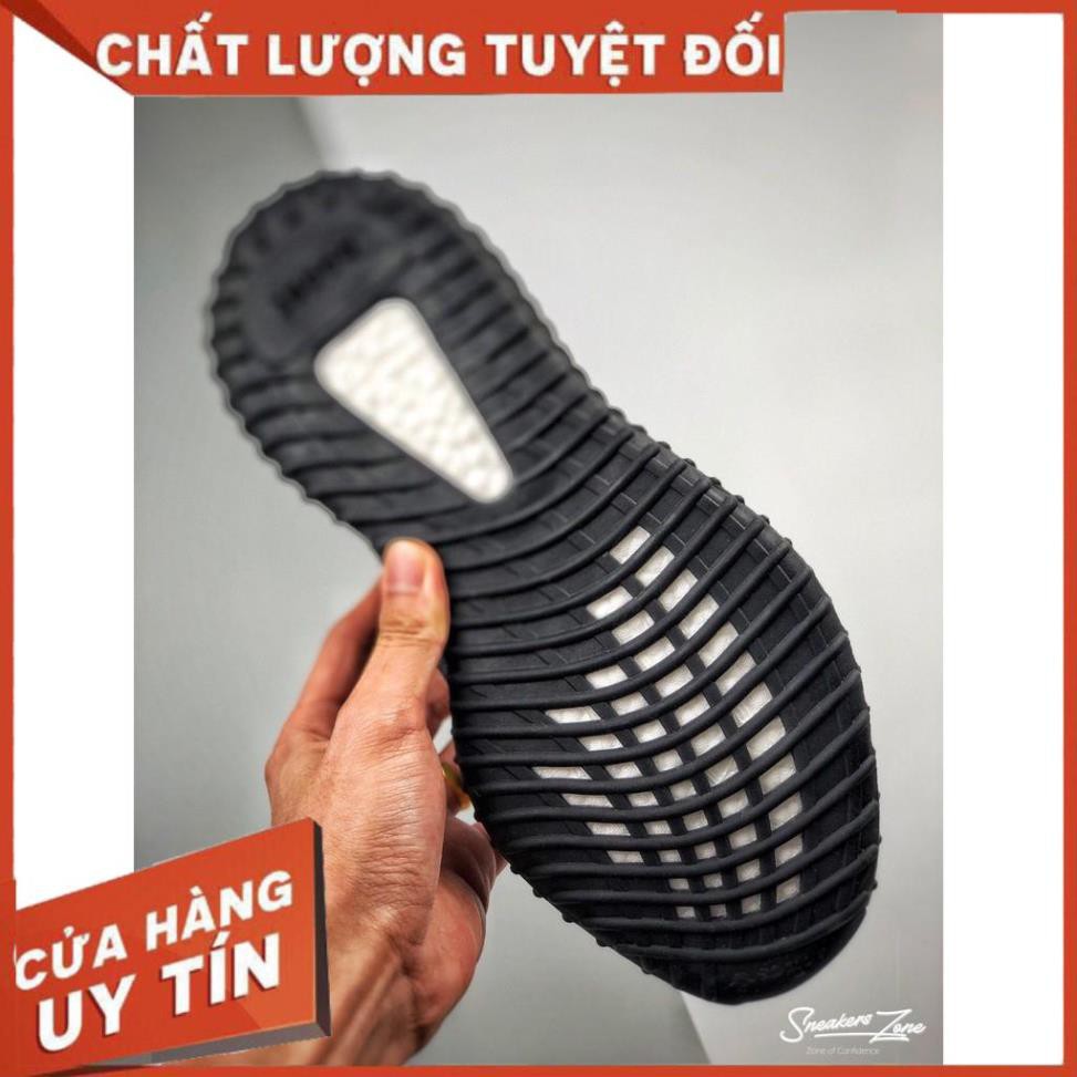 TSW -  (FREE SHIP + HỘP + QUÀ) Video GIÀY THỂ THAO YEEZY BOOST 350 V2 STATIC ĐEN Phản quang dây siêu đẹp cho nam và nữ