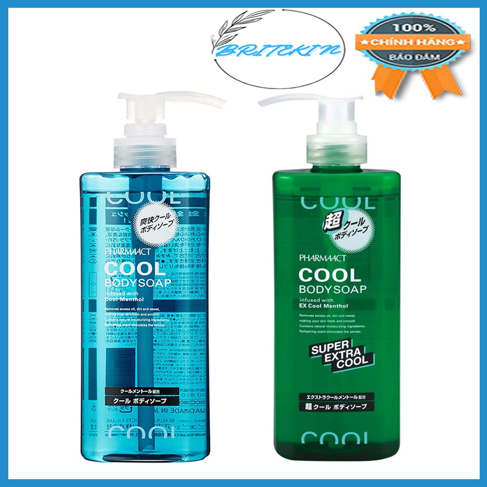 Dòng Sữa Tắm Nam Pharmaact Cool (Chai 600ml)