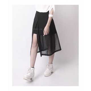 [Madelen] Chân Váy Chiffon Xẻ Chéo