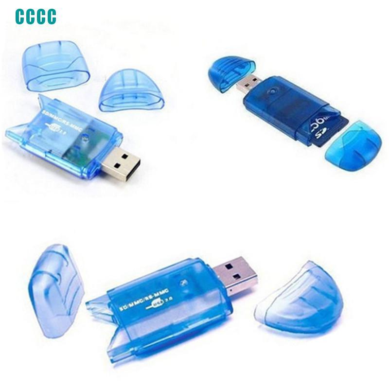 Đầu Đọc Thẻ Nhớ Sd Mmc Sdhc Tf Lên Tới 64gb Usb 2.0