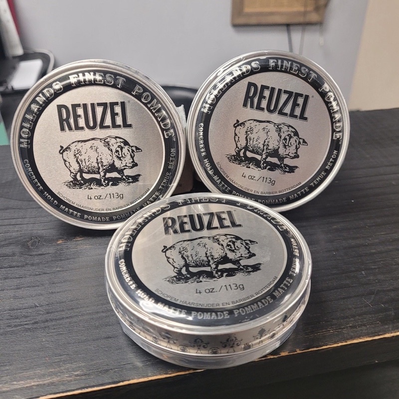 Sáp tạo kiểu Reuzel Concrete Hold Matte Pomade 113gram