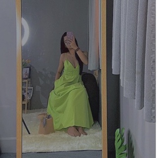 Đầm 2s xanh lá hot hit