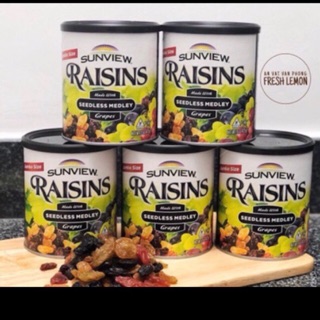 Nho khô sunview raisin nhập mỹ