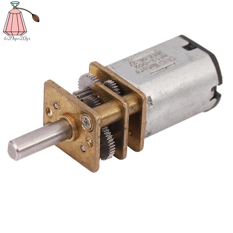 DC 12V 300RPM Mini Metal Gear Motor with Gearwheel el: N20 3mm Shaft Diameter
