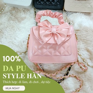 [ SI 4x ] Túi xách cầm tay hình nơ có dây đeo SIÊU XINH/túi xách nữ/ phụ kiên thời trang nữ, công sở đi chơi, đi làm-