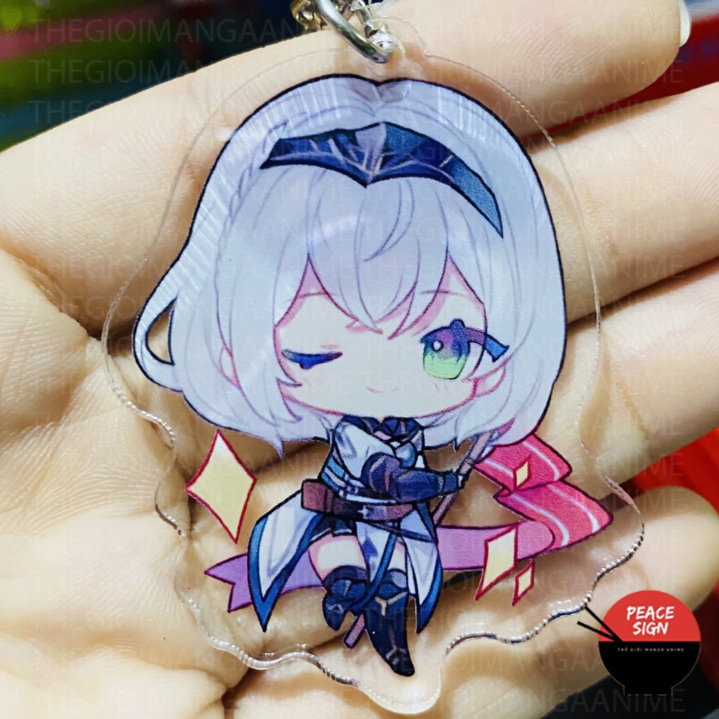 ( Mica trong acrylic ) Móc khóa in hình HOLOLIVE ver LẤP LÁNH vtuber anime chibi xinh xắn dễ thương