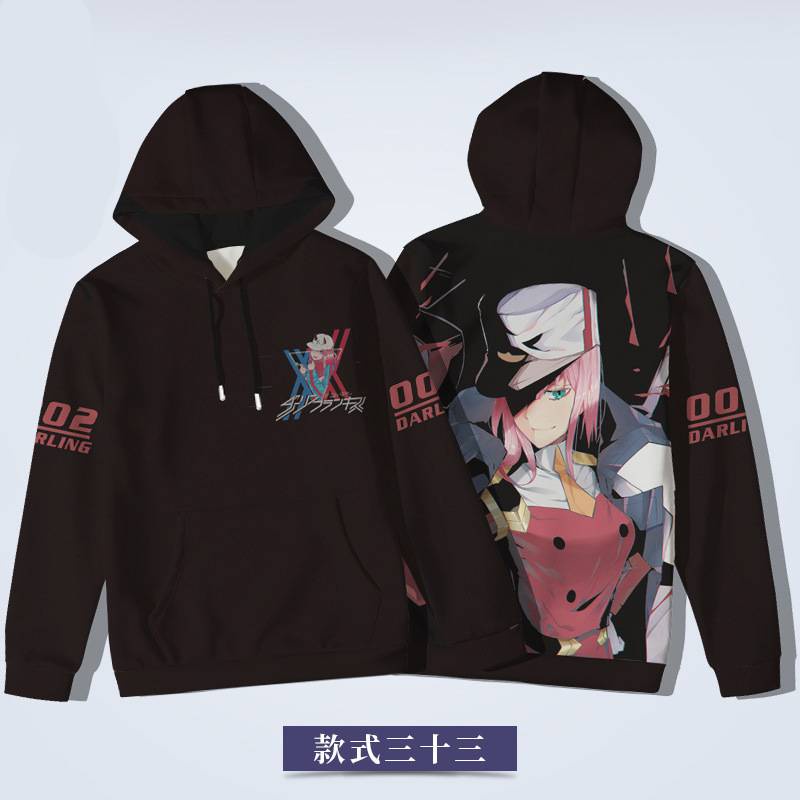 Yyds Áo Hoodie Tay Dài Hóa Trang ZERO TWO Nhân Vật Anime DARLING in the FRANXX Mặc Dịp Halloween Cỡ Lớn