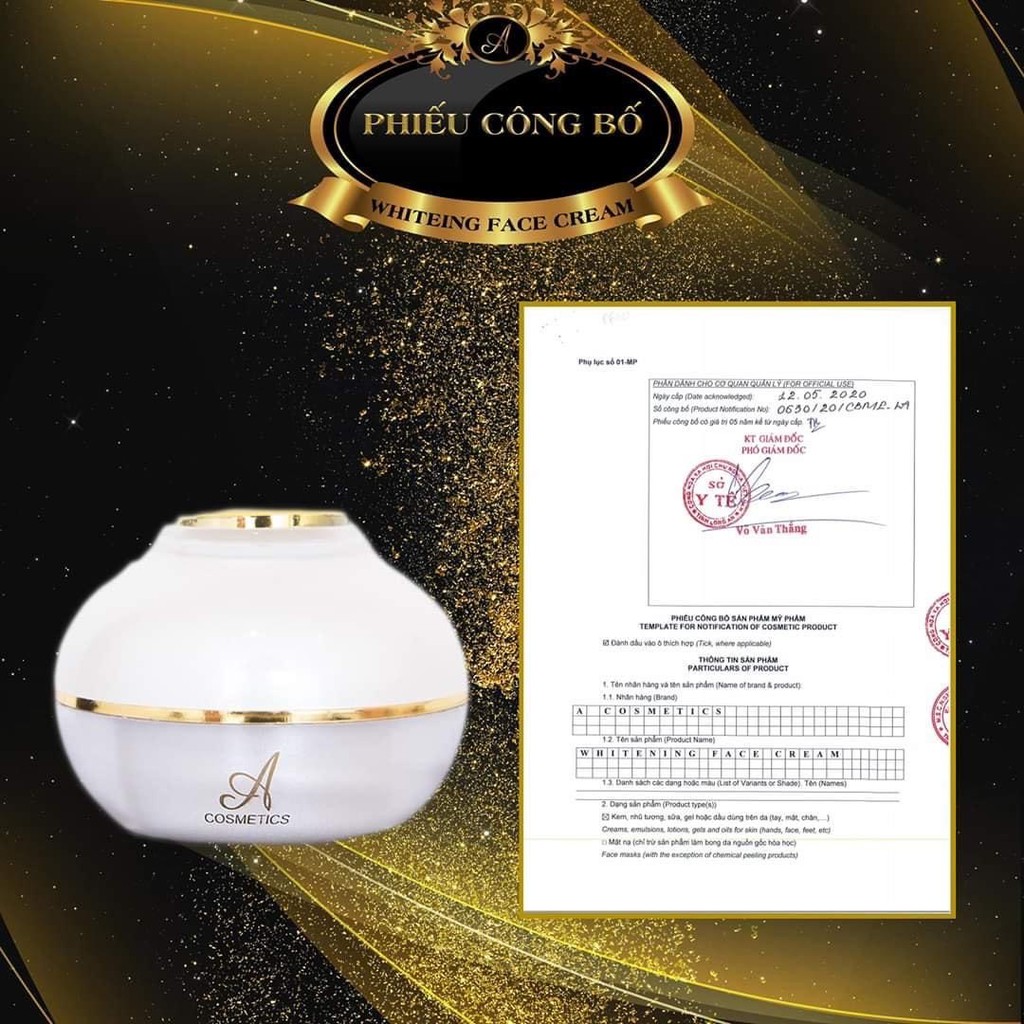 Kem Face pháp Acosmetics Dưỡng Da Trắng Mịn Căng Bóng