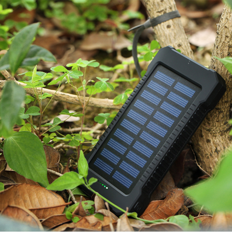 Pin sạc dự phòng năng lượng mặt trời bin sạc dự phòng 50000mAh Pin có đèn pin Phụ Kiện HB